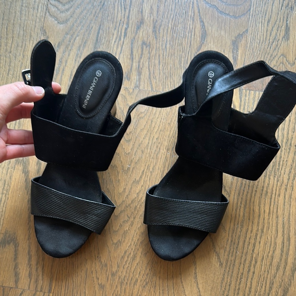 Calvin Klein Black Minimalist Sandals
